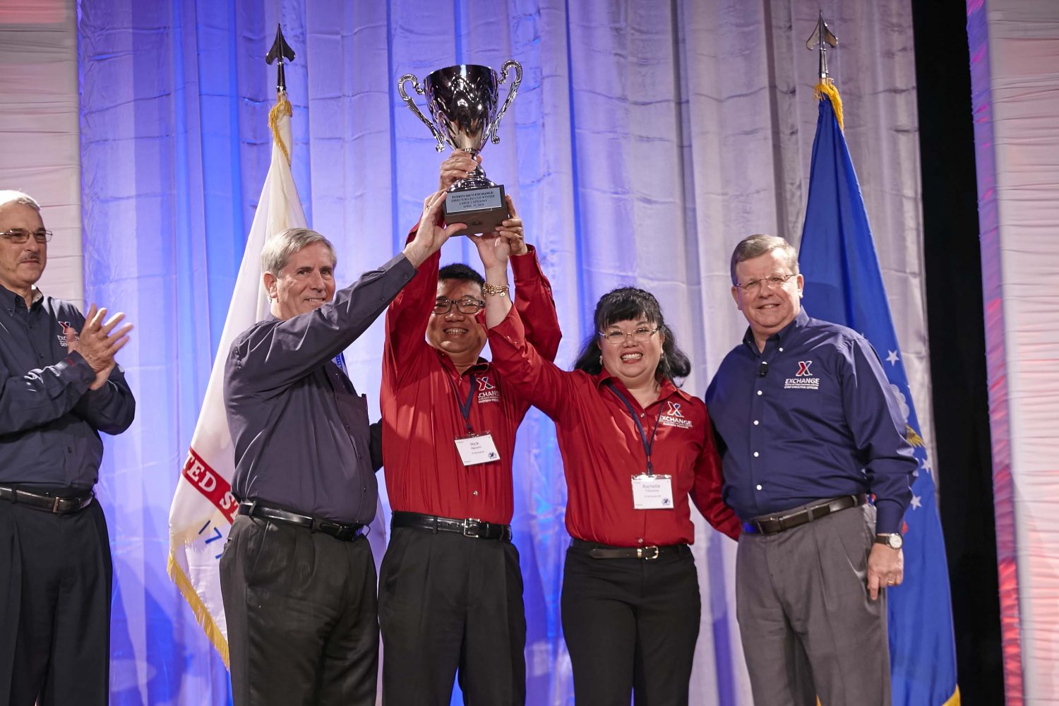 CEO/Director's Cup Large Store Winner: Puerto Rico-Eastern Region; General Manager Nicholas Nguyen and Main Store Manager Rochelle Tolentino