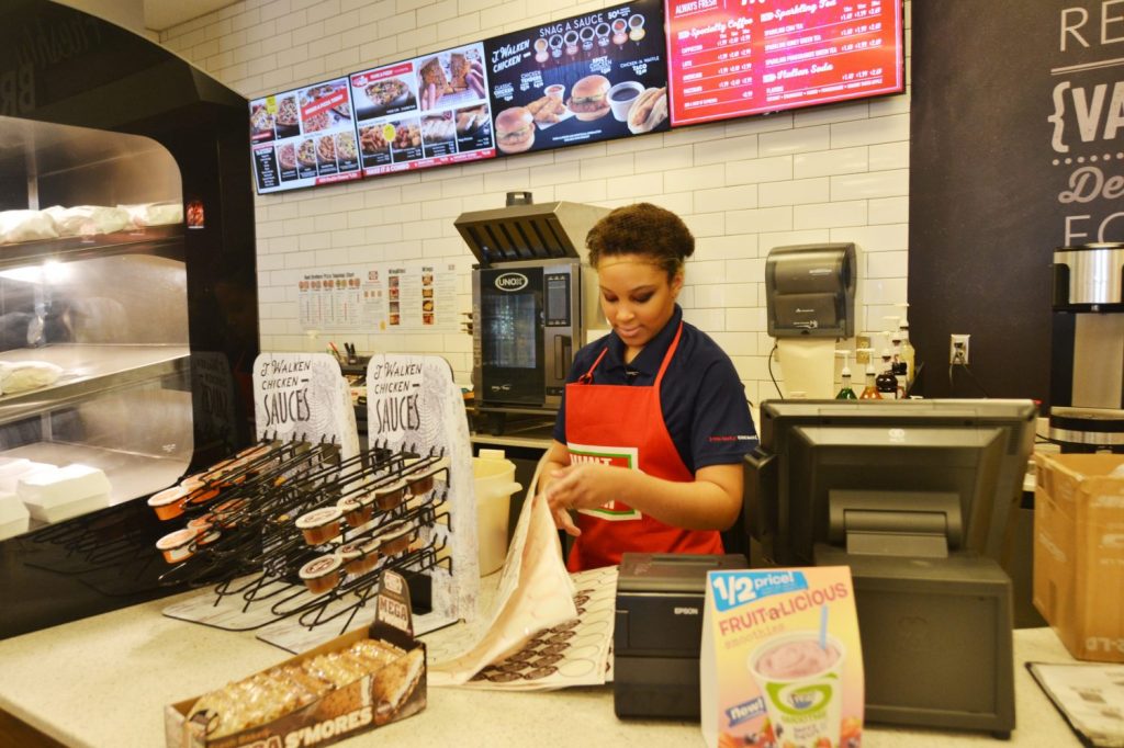 Fresh food, made on site, by friendly associates will be welcomed by hungry troops.