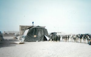 The Exchange's first store in Afghanistan was nothing more than a tent in Kandahahar.