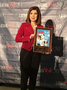 Trini Saucedo, senior vice president of the Services, Food & Fuel Directorate, accepted the award on behalf of the Exchange.