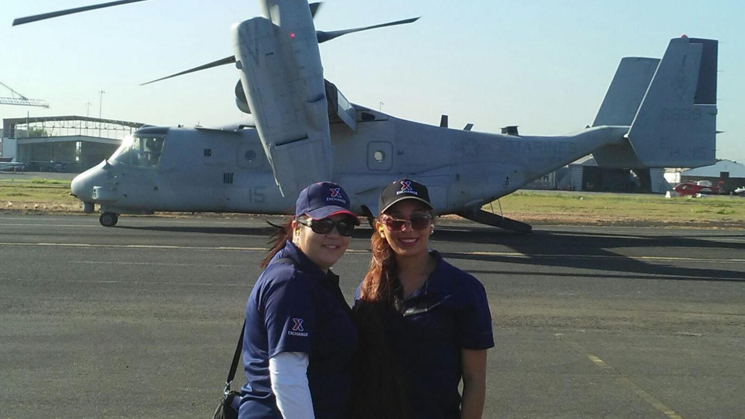 Puerto Rico Exchange associates Janice Ortiz and Elizabeth Caceres supported troops deployed to the Virgin Islands.