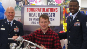 Congratulations on winning a PBR Motorcycle