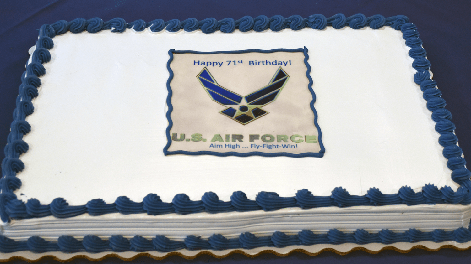 Air Force birthday cake