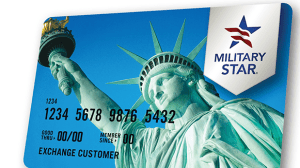 MILITARY STAR card