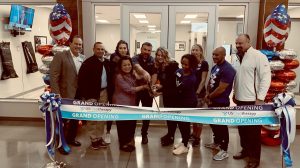 Exchange Managers and representatives from U.S. Cryotherapy open the new wellness facility at Fort Hood, Texas.