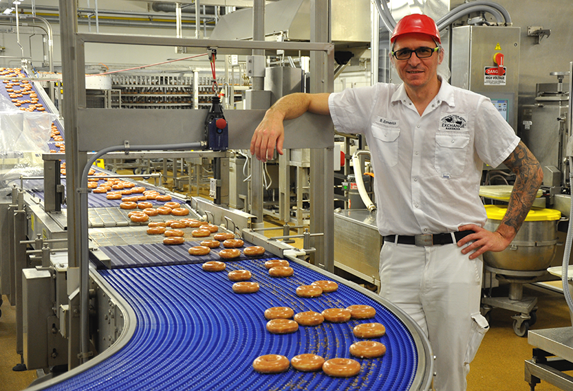 Ben Emmerich, a master doughnut maker, according to Krispy Kreme