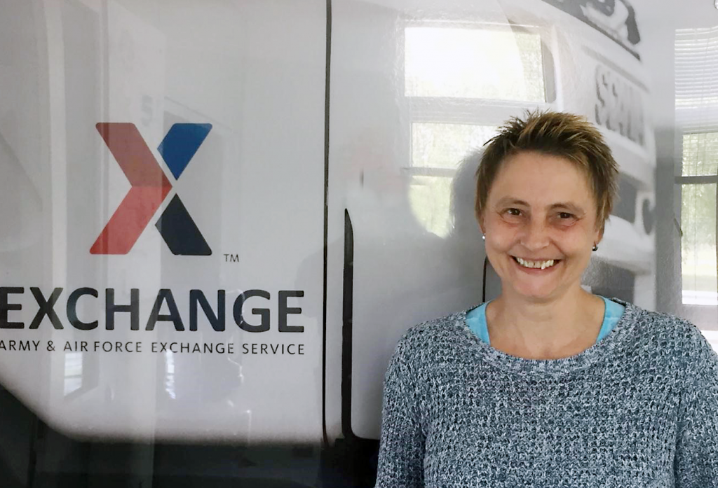 Heike Molter is the Exchange's first long-distance driver in Europe.