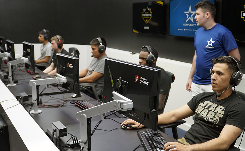 Two weeks after professional gamers visited Fort Bliss, Texas, to see how Soldiers train and live, the tables were turned when 15 Soldiers visited Complexity Gaming headquarters at the GameStop Performance Center near Dallas to experience the life of a professional esports gamer.