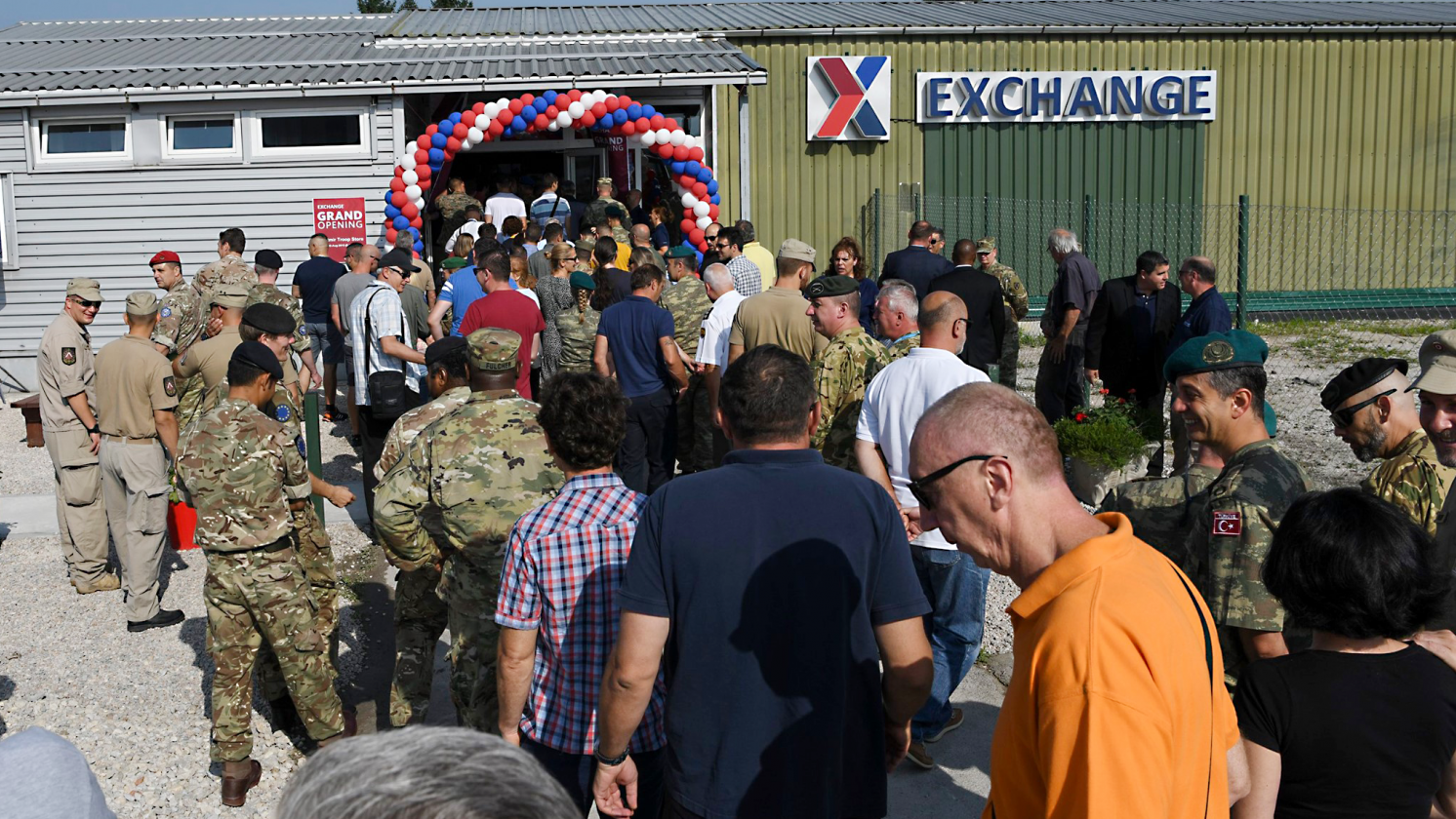 The Exchange continued its commitment to the Balkans with a new store at NATO headquarters.