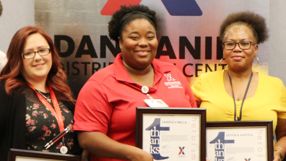 Felycia McSwine, Letitia Santiful and Candice Wells relied upon their CPR training and stayed calm the entire time.