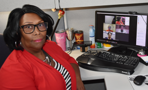 Rosalind Earl, customer service and quality assurance training specialist, guides associates from around the world through the Exchange’s virtual training program.