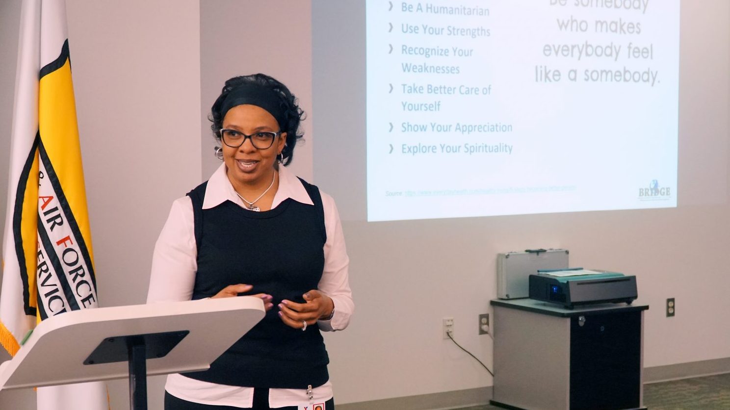 “Nothing you can do and think is better than doing and thinking with somebody else," SVP Marla Smith Randolph told a packed Lunch and Learn session.