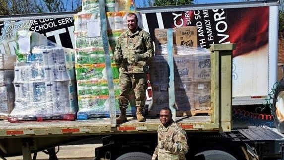 Troops at Joint Base Langley-Eustis show their gratitude for products being delivered. The Langley-Eustis Exchange team got a command request and MD/LG/DC teams worked to expedite the order and get it to them within four days.

