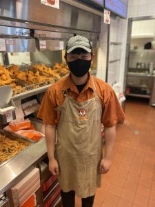 Camp Humphreys Popeyes Food Court Foreman Pak Yong-min