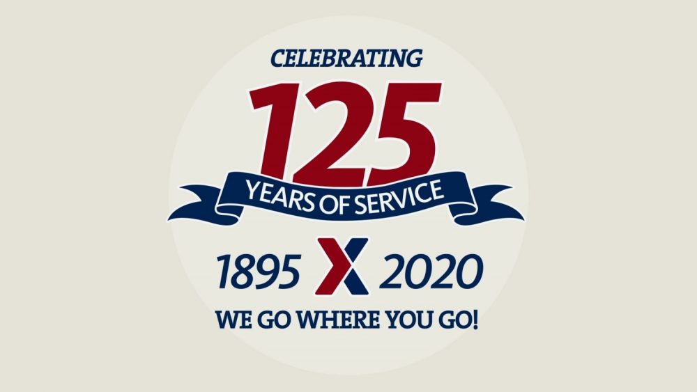 Exchange Celebrating 125 Years of Service Graphic