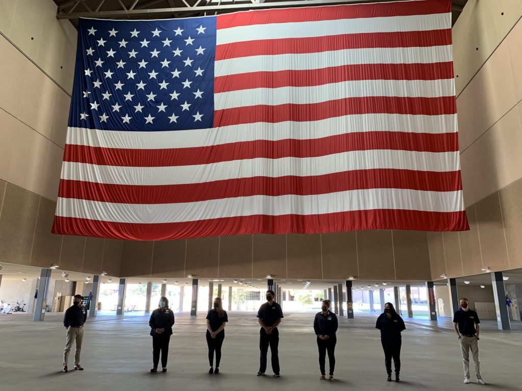 Several Joint Base San Antonio Exchange associates from the Lackland BMT Reception store received Hero Awards