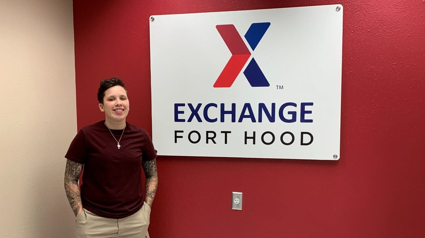 Army Spc. Chloe Roberts is interning at the Exchange's Fort Hood store as an end user computer technician through the Department of Defense’s Operation Warfighter (OWF) program.