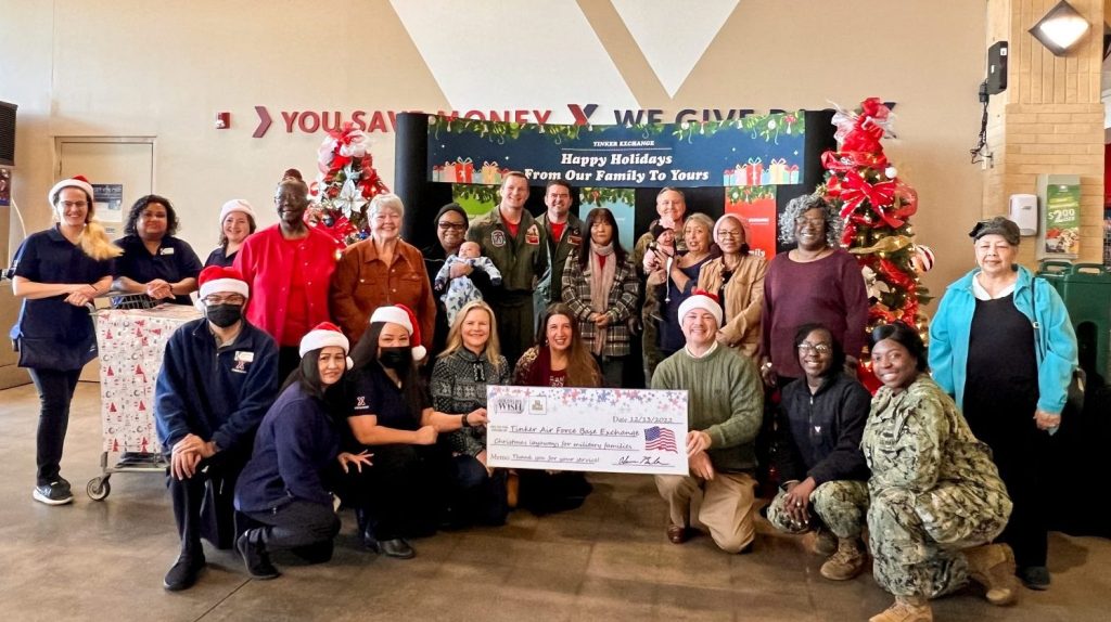 <b>Layaways, representing all layaway balances at the Tinker Exchange and totaling nearly $3,600, were paid for by nonprofit Soldier’s Wish.</b>