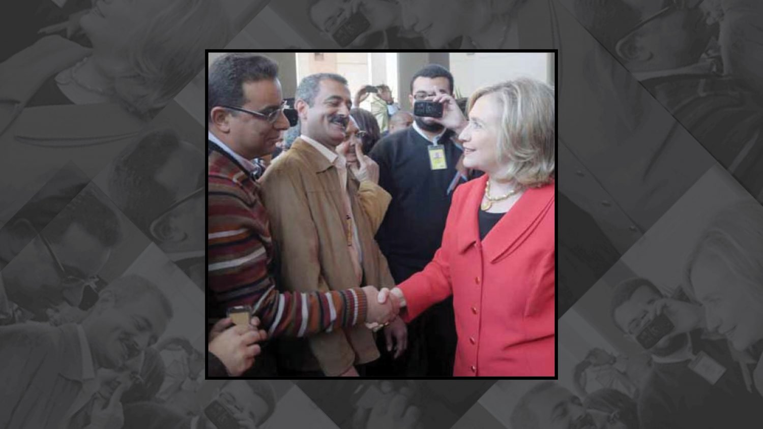 <b>Then-U.S. Secretary of State Hillary Clinton congratulated Ibrahim for his team’s work in supporting embassy operations during the Egyptian Revolution in 2011.</b>