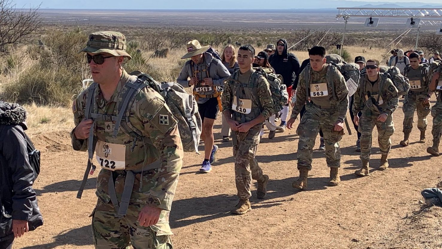 <b>More than 5,000 participants from around the world marched in remembrance of the fallen heroes of World War II’s Bataan Death March at White Sands Missile Range on March 19.</b>