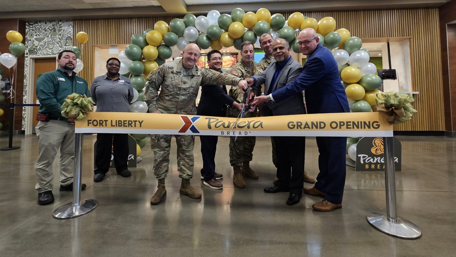 <b>The Fort Liberty Exchange welcomed Panera to the Smoke Bomb Hill food court. The better-for-you brand serves salads, sandwiches, breakfast, hot and cold beverages and more</b>