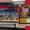 Associates at Panda Express counter, Sheppard Air Force Base