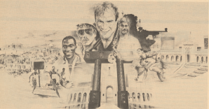 Illustration featuring four 1984 Olympics military gold medal winners.