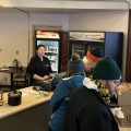 Joint Base Elmendorf-Richardson associate Kryzia Ceja at the Hillberg Ski Area snack bar cash register.