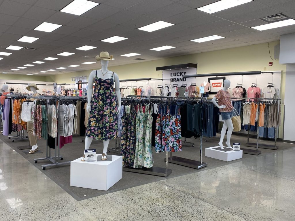 <b>Old Navy, Lucky Brands and Levi's women's wear at the upgraded Seymour Johnson BX.