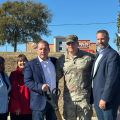 Leadership from Fort Cavazos, the Exchange, Verizon and Boldyn Networks cut the ribbon on the 5G enhancements at Fort Cavazos,