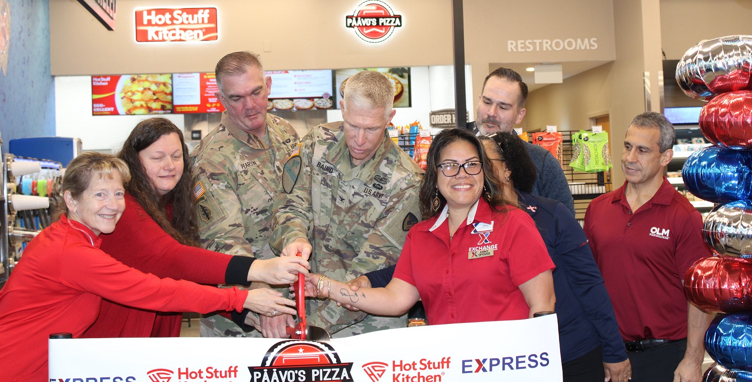 Ribbon-cutting at the Fort Sill North Express.